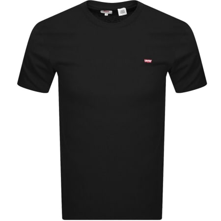 Levis Logo Crew Neck T Shirt Black Mainline Menswear Denmark
